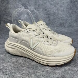 Vionic Walk Max Sneaker Shoe Womens Size 6.5 Ivory Comfort Cream Lace Up